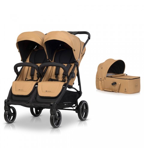 Euro Cart Doblo - wózek rok po roku, zestaw 2w1 z opcją 3w1 i 4w1 | Camel